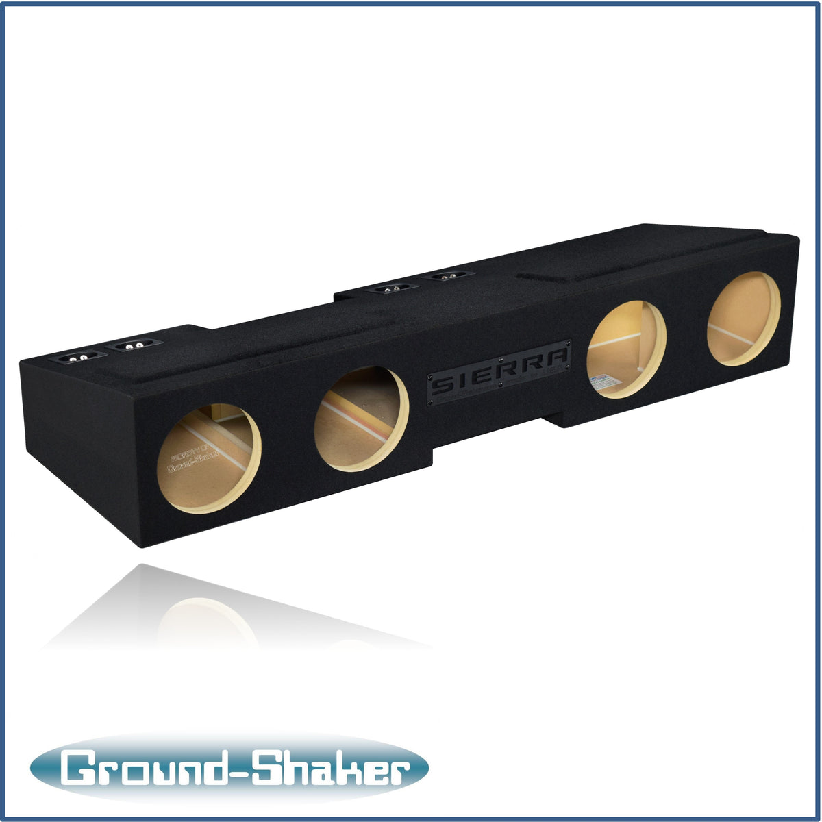 Ground Shaker GS-FLGMP48B subwoofer enclosure for Fits 19–26 GMC Sierra Crew Cab