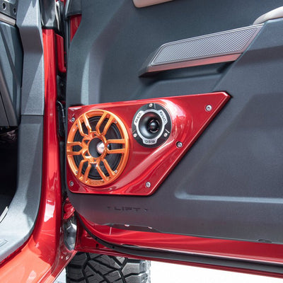 DS18 BRO-FD-LR panel installed on a Ford Bronco front door