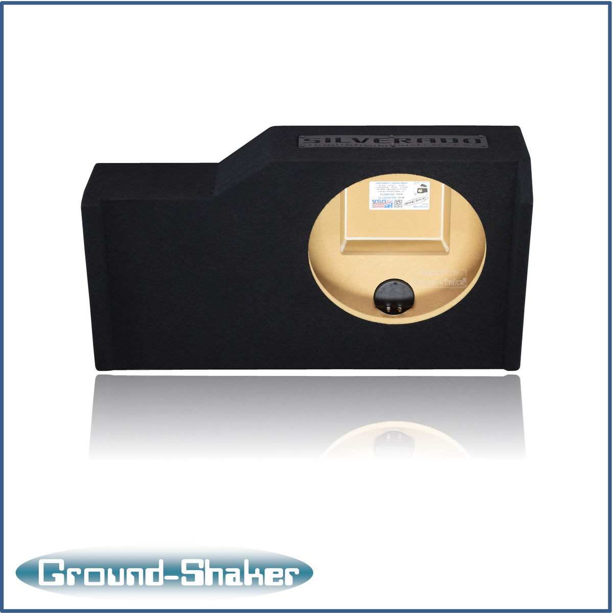 GS-GCHV112B subwoofer enclosure for Fits 14–18 Chevy Silverado Crew Cab