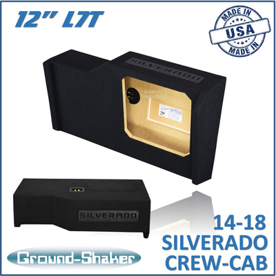 GS-GCHVL7T112B subwoofer enclosure for Fits 14–18 Chevy Silverado Crew Cab