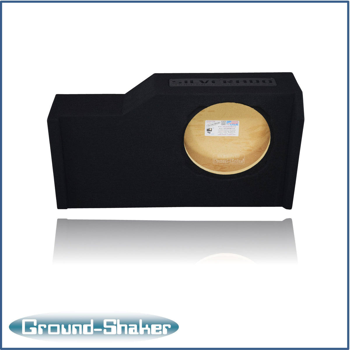 GS-GCHVTW3110B subwoofer enclosure for Fits 14–18 Chevy Silverado Crew Cab