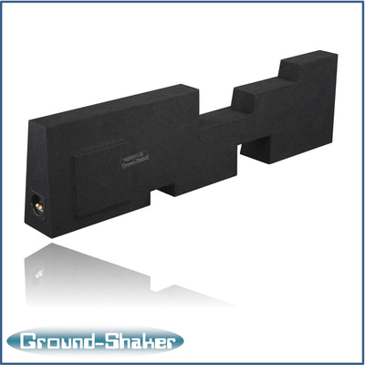 Ground Shaker GS-GF350210B sub box for 17-26 Ford F-350 Crew Cab, side profile