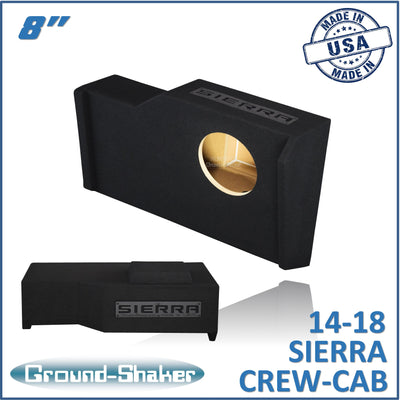 Ground Shaker GS-GM18B subwoofer enclosure for Fits 14–18 GMC Sierra Crew Cab