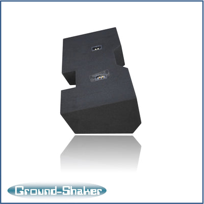 Ground Shaker GS-GMTW3210B subwoofer enclosure for Fits 14–18 GMC Sierra Crew Cab