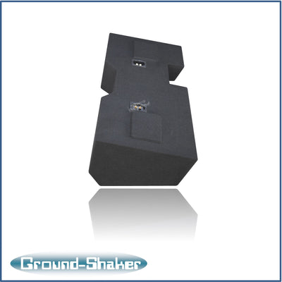 Ground Shaker GS-GMTW3212B subwoofer enclosure for Fits 14–18 GMC Sierra Crew Cab