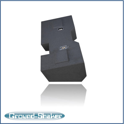 Ground Shaker GS-GMTW3212B subwoofer enclosure for Fits 14–18 GMC Sierra Crew Cab