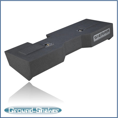 Ground Shaker GS-GMTW3212B subwoofer enclosure for Fits 14–18 GMC Sierra Crew Cab