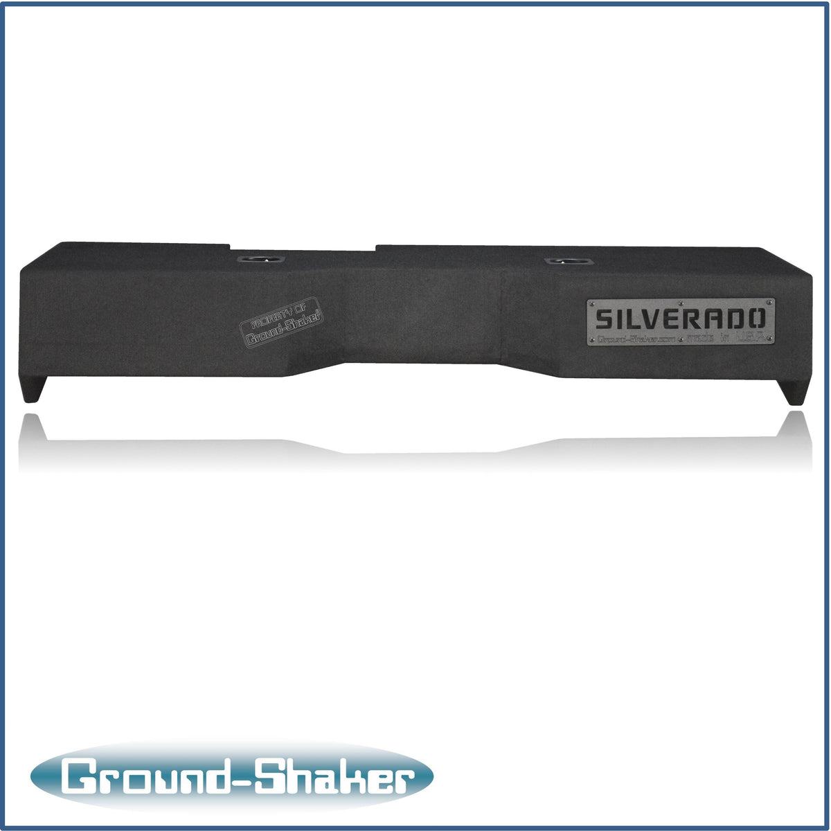 Ground Shaker GS-GMTW5213B subwoofer enclosure for Fits 14–18 GMC Sierra Crew Cab