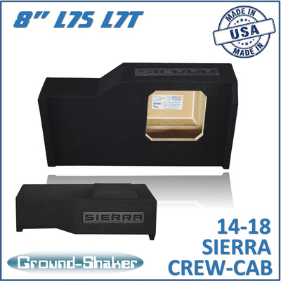 Ground Shaker GS-GMKK18B subwoofer enclosure for Fits 14–18 GMC Sierra Crew Cab