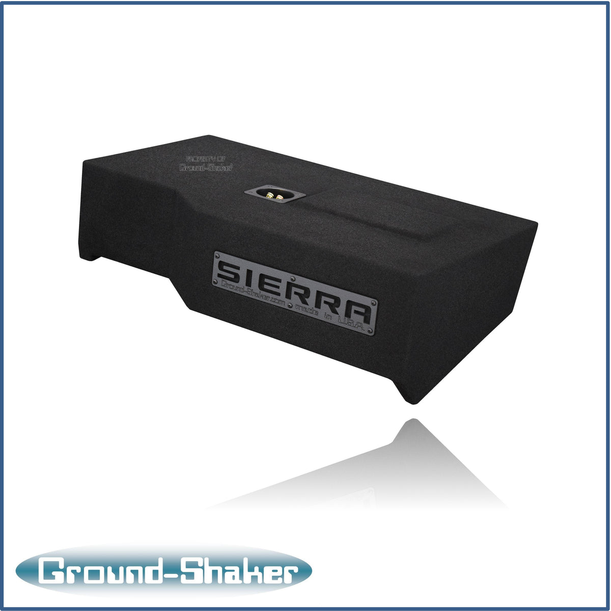 Ground Shaker GS-GML7T112B subwoofer enclosure for Fits 14–18 GMC Sierra Crew Cab