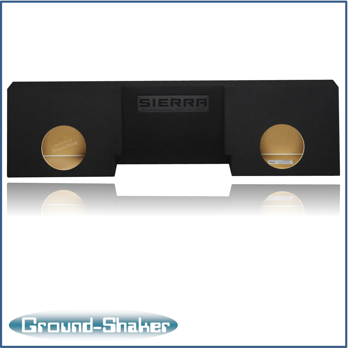 Ground Shaker GS-GSTCC28B subwoofer enclosure for Fits 07–26 GMC Sierra Regular Cab