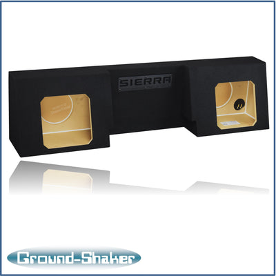 Ground Shaker GS-GSTCCKK210B subwoofer enclosure for Fits 07–26 GMC Sierra Regular Cab