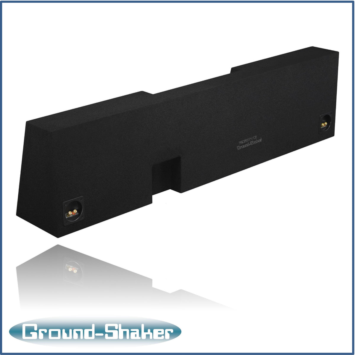 Ground Shaker GS-GSTCCTW3210B subwoofer enclosure for Fits 07–26 GMC Sierra Regular Cab