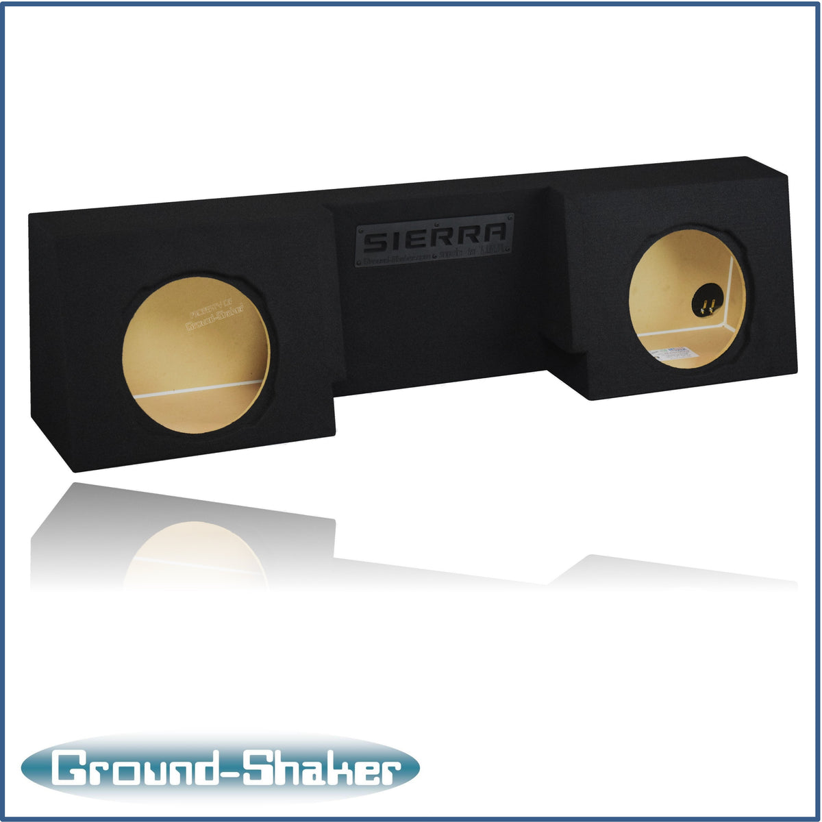Ground Shaker GS-GSTCCTW3210B subwoofer enclosure for Fits 07–26 GMC Sierra Regular Cab