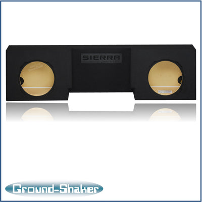 Ground Shaker GS-GSTCCTW3210B subwoofer enclosure for Fits 07–26 GMC Sierra Regular Cab