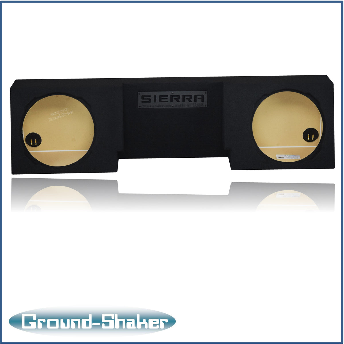 Ground Shaker GS-GSTCCTW5213B subwoofer enclosure for Fits 07–26 GMC Sierra Regular Cab