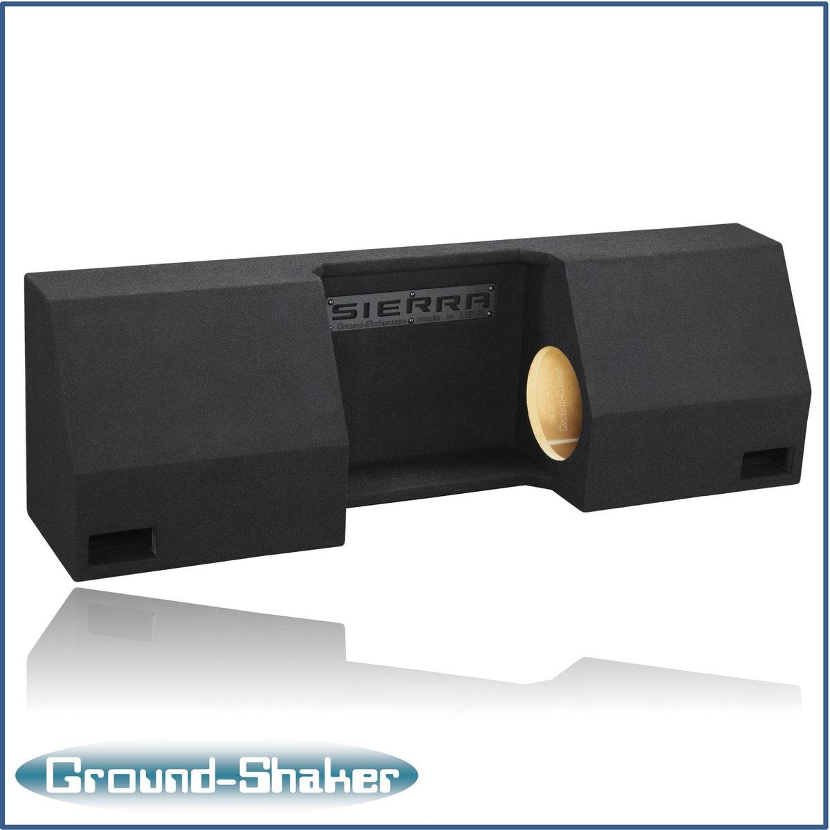 Ground Shaker GS-GSTCCXLP28B subwoofer enclosure for Fits 07–26 GMC Sierra Regular Cab