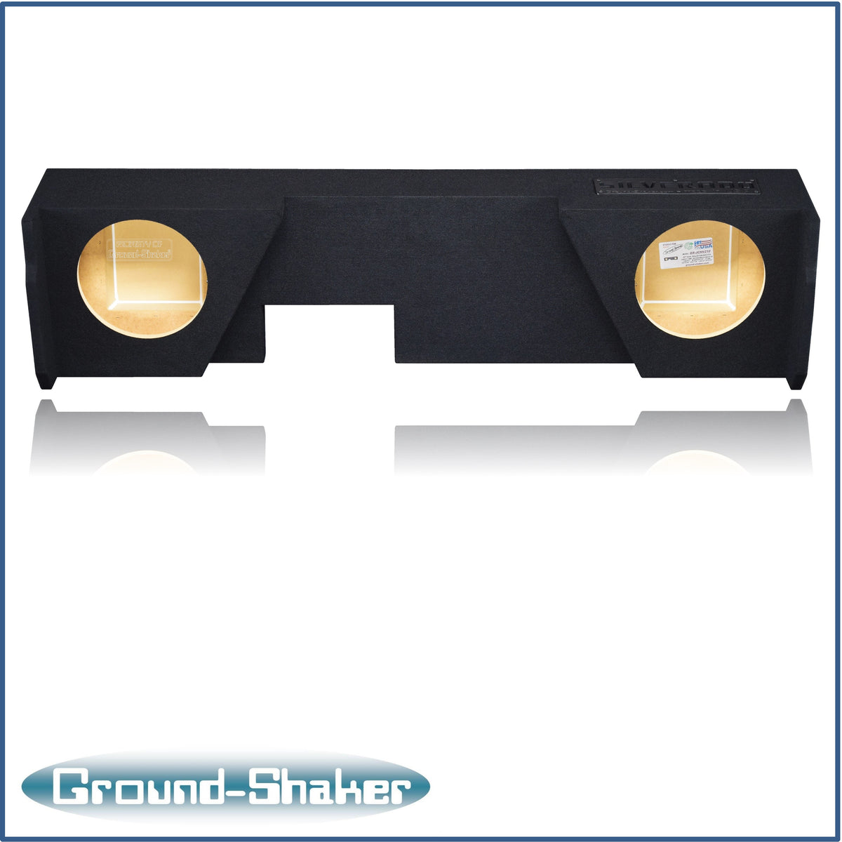 GS-JCHV210B subwoofer enclosure for Fits 07–18 Chevy Silverado Extended Cab