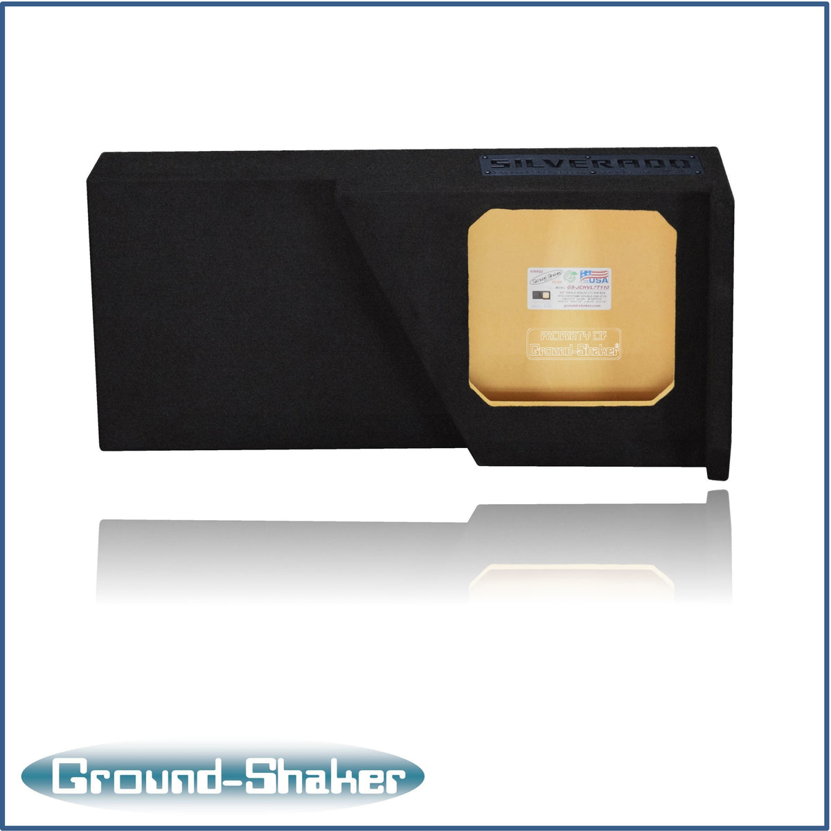 GS-JCHVL7T110B subwoofer enclosure for Fits 07–18 Chevy Silverado Extended Cab