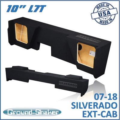 GS-JCHVL7T210B subwoofer enclosure for Fits 07–18 Chevy Silverado Extended Cab