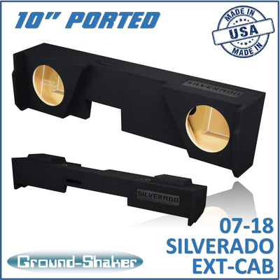 GS-JCHVP210B subwoofer enclosure for Fits 07–18 Chevy Silverado Extended Cab