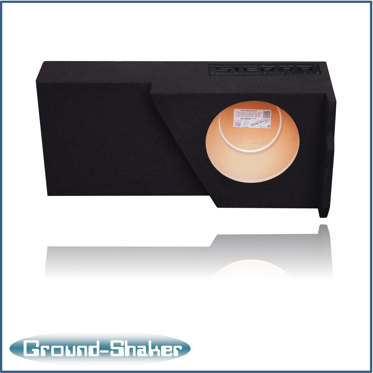 Ground Shaker GS-JGM110B subwoofer enclosure for Fits 07–18 GMC Sierra Extended Cab