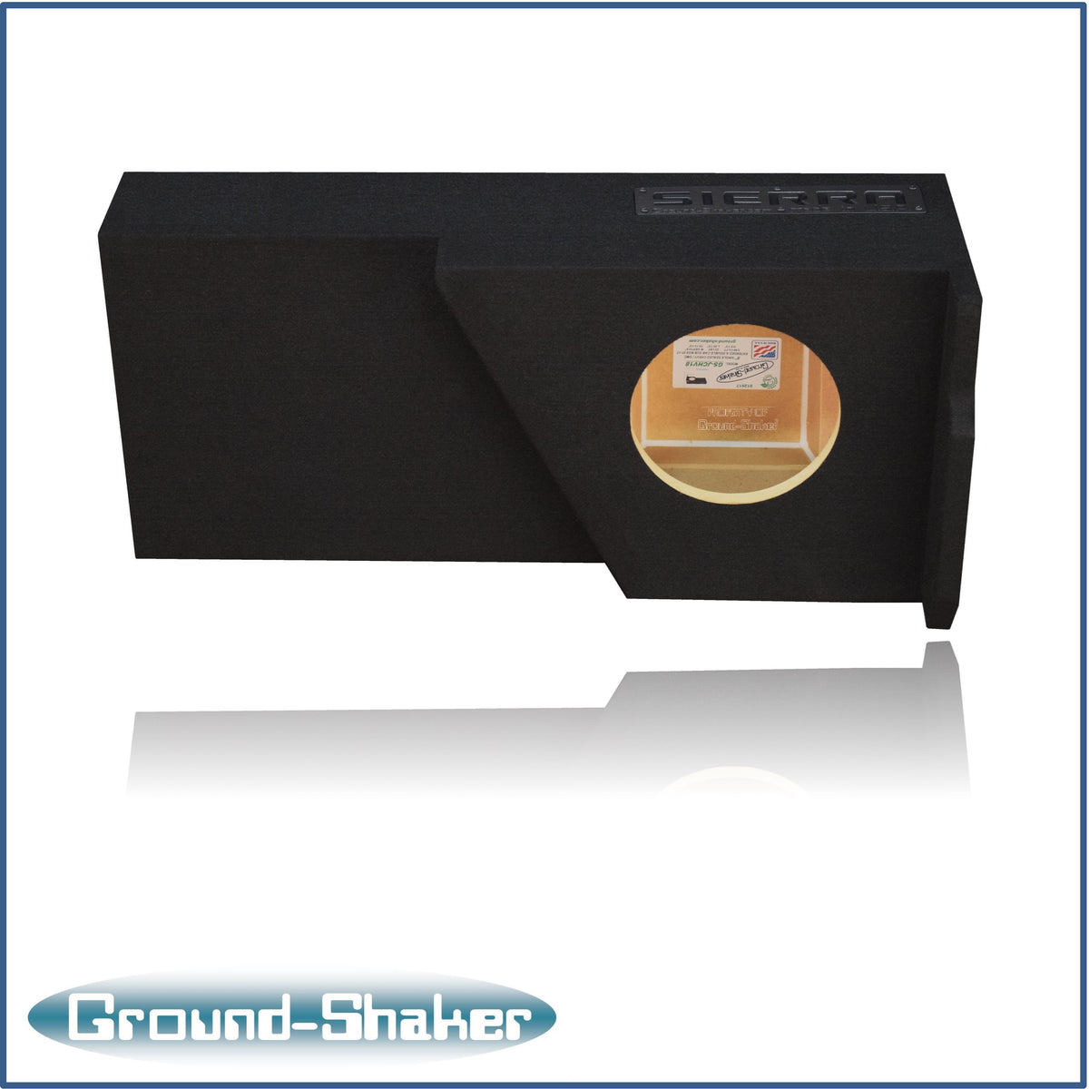 Ground Shaker GS-JGM18B subwoofer enclosure for Fits 07–18 GMC Sierra Extended Cab