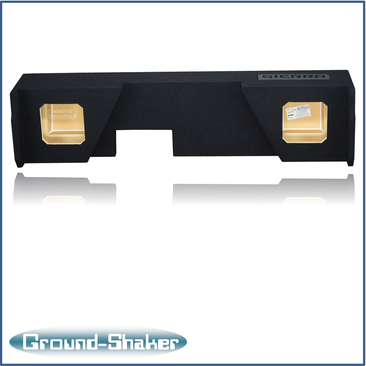 Ground Shaker GS-JGMKK28B subwoofer enclosure for Fits 07–18 GMC Sierra Extended Cab