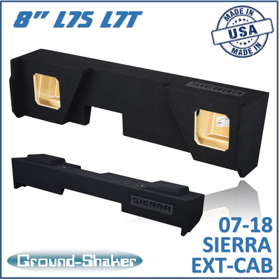 Ground Shaker GS-JGMKK28B subwoofer enclosure for Fits 07–18 GMC Sierra Extended Cab