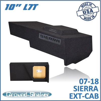 Ground Shaker GS-JGML7T110B subwoofer enclosure for Fits 07–18 GMC Sierra Extended Cab