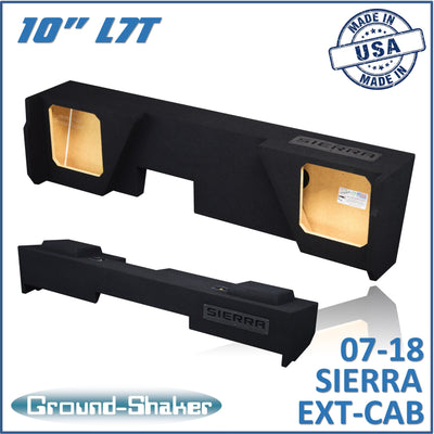Ground Shaker GS-JGML7T210B subwoofer enclosure for Fits 07–18 GMC Sierra Extended Cab