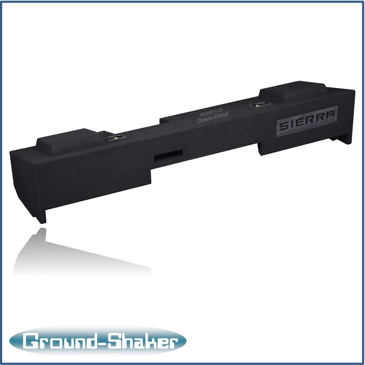 Ground Shaker GS-JGMP212B subwoofer enclosure for Fits 07–18 GMC Sierra Extended Cab