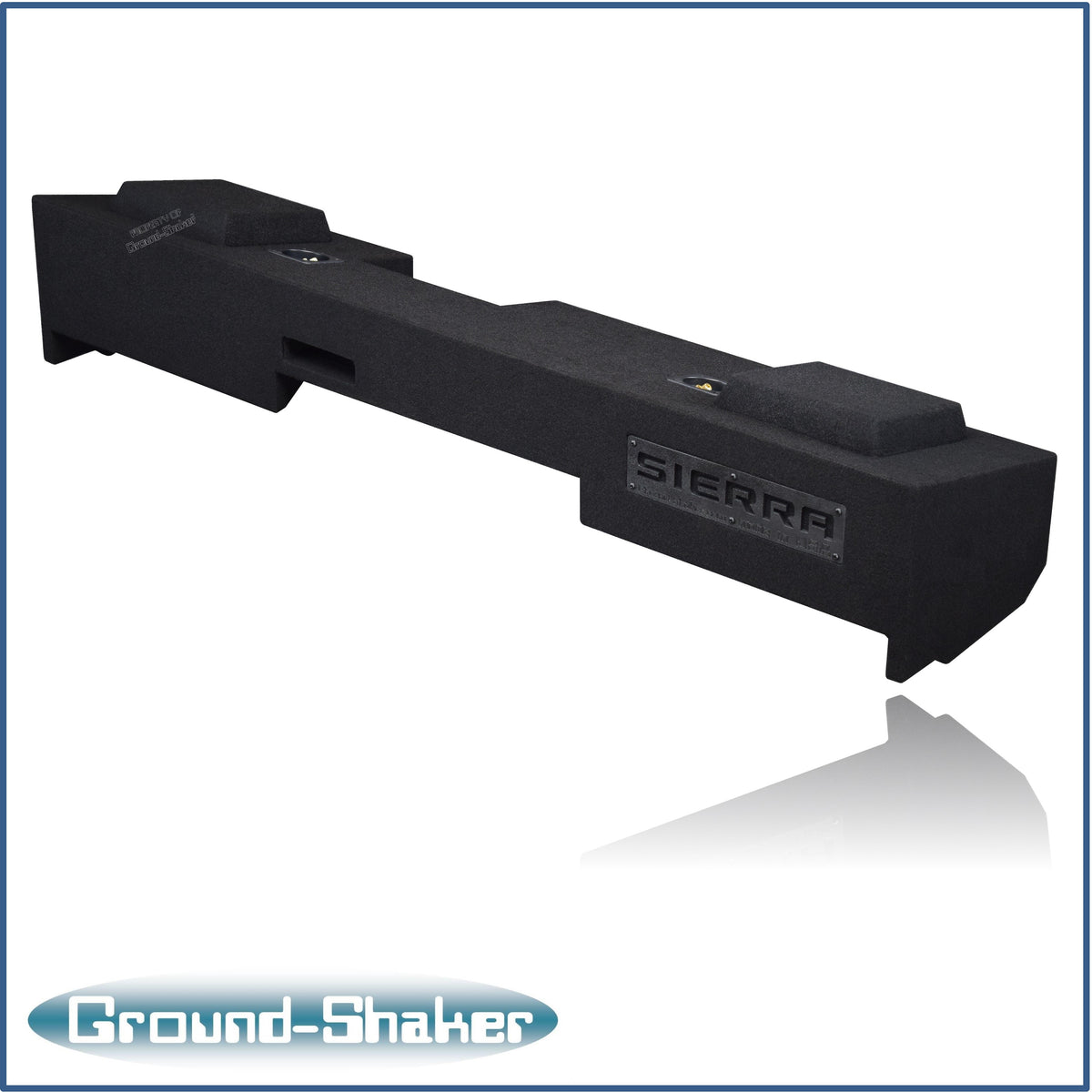 Ground Shaker GS-JGMP28B subwoofer enclosure for Fits 07–18 GMC Sierra Extended Cab