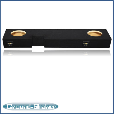 Ground Shaker dual 8 inch sealed sub box for 02-16 Ford F-250 Ext Cab, top view