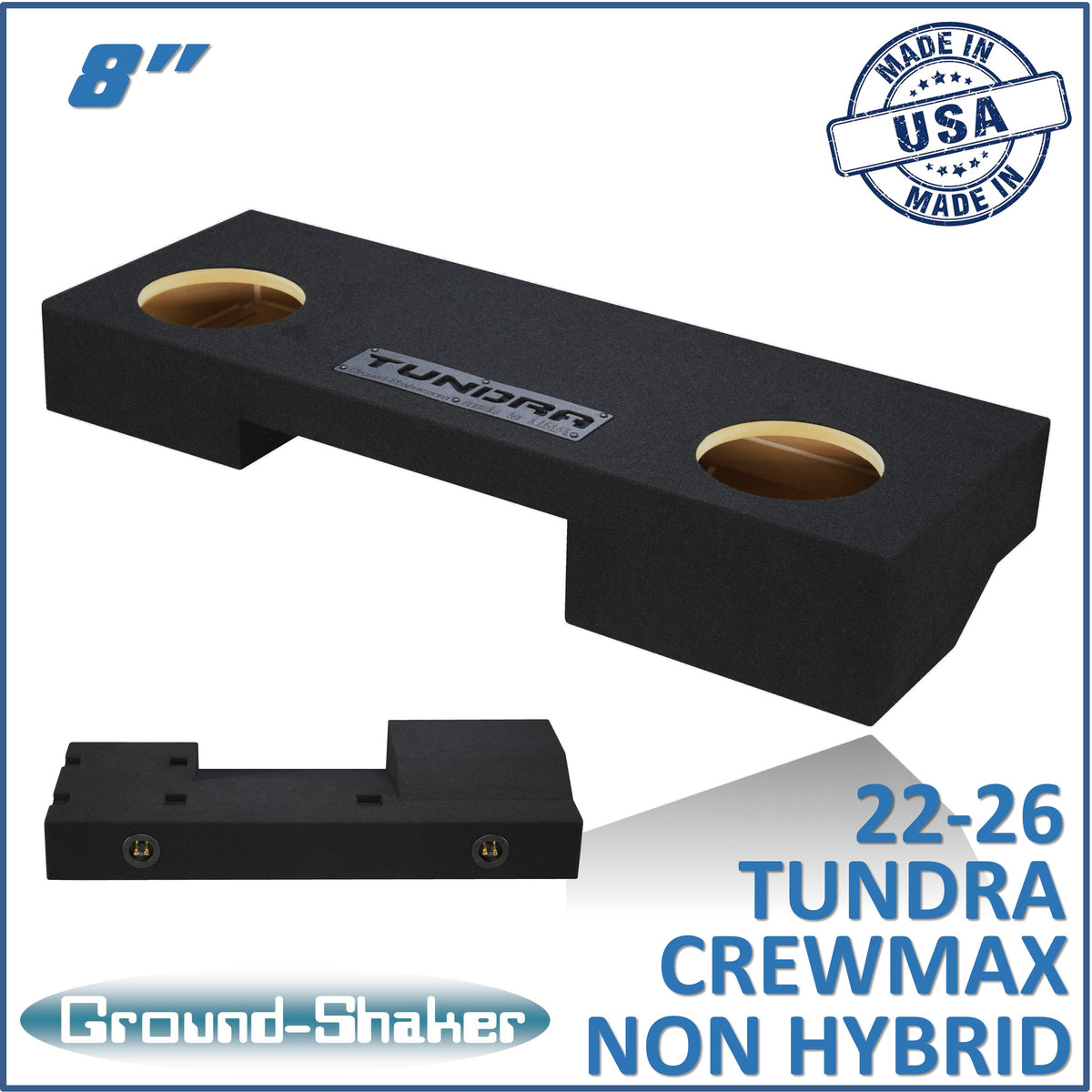 Ground Shaker GS-KTOY28B subwoofer enclosure for Fits 22–26 Toyota Tundra CrewMax