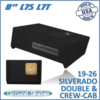 GS-LCHVKK18B subwoofer enclosure for Fits 19–26 Chevy Silverado Crew Cab