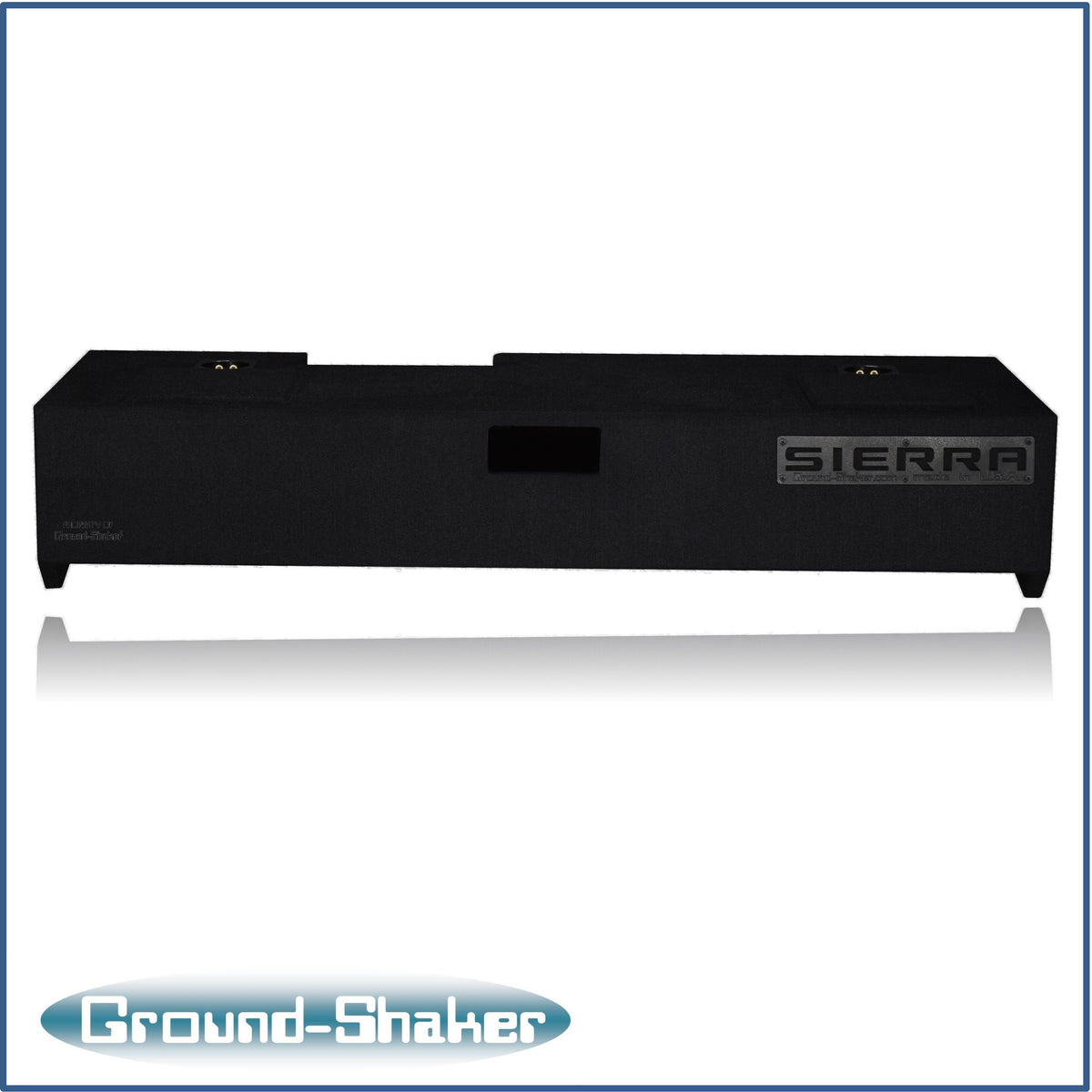 Ground Shaker GS-LGMP28B subwoofer enclosure for Fits 19–26 GMC Sierra Crew Cab