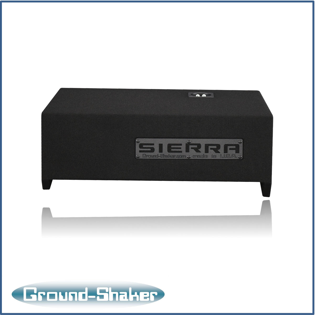 Ground Shaker GS-LGMTW3110B subwoofer enclosure for Fits 19–26 GMC Sierra Crew Cab