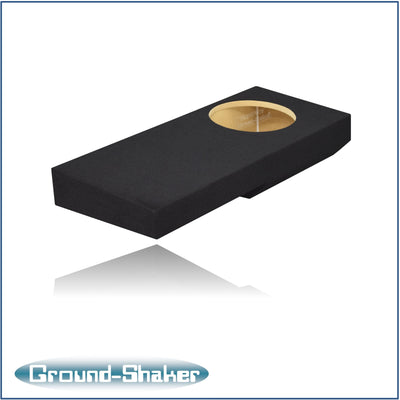 Ground Shaker GS-NF150110B 10 inch sealed enclosure for 00–03 Ford F-150 Ext-Cab — side view