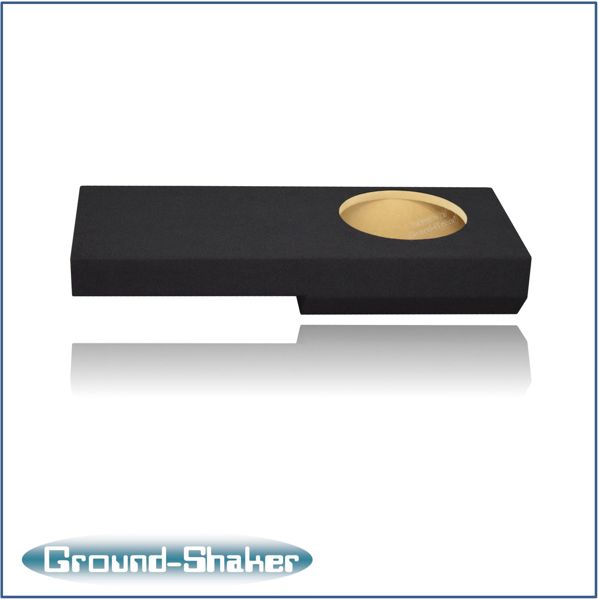 Ground Shaker GS-NF150110B 10 inch sealed enclosure for 00–03 Ford F-150 Ext-Cab — terminal detail