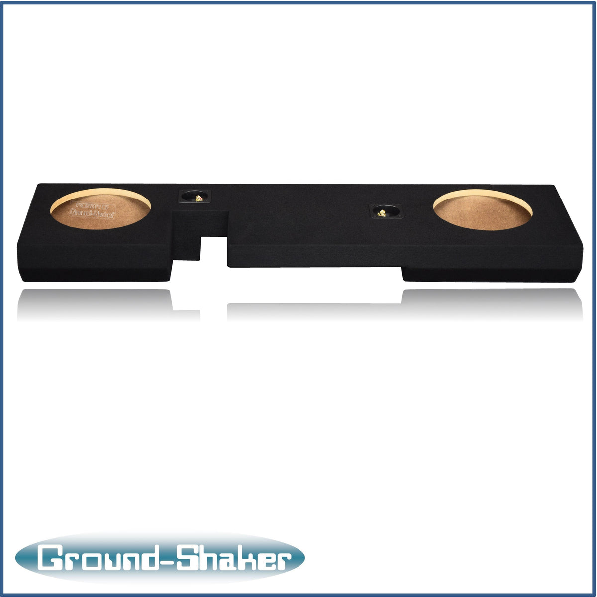 Ground Shaker GS-NF150210B dual 10 inch sealed enclosure for 00–03 Ford F-150 Ext-Cab — terminal detail