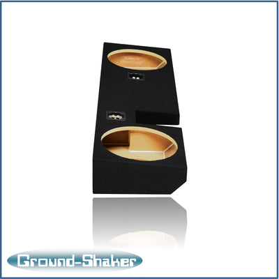 Ground Shaker GS-NF150212B dual 12 inch sealed enclosure for 00–03 Ford F-150 Ext-Cab — angle view