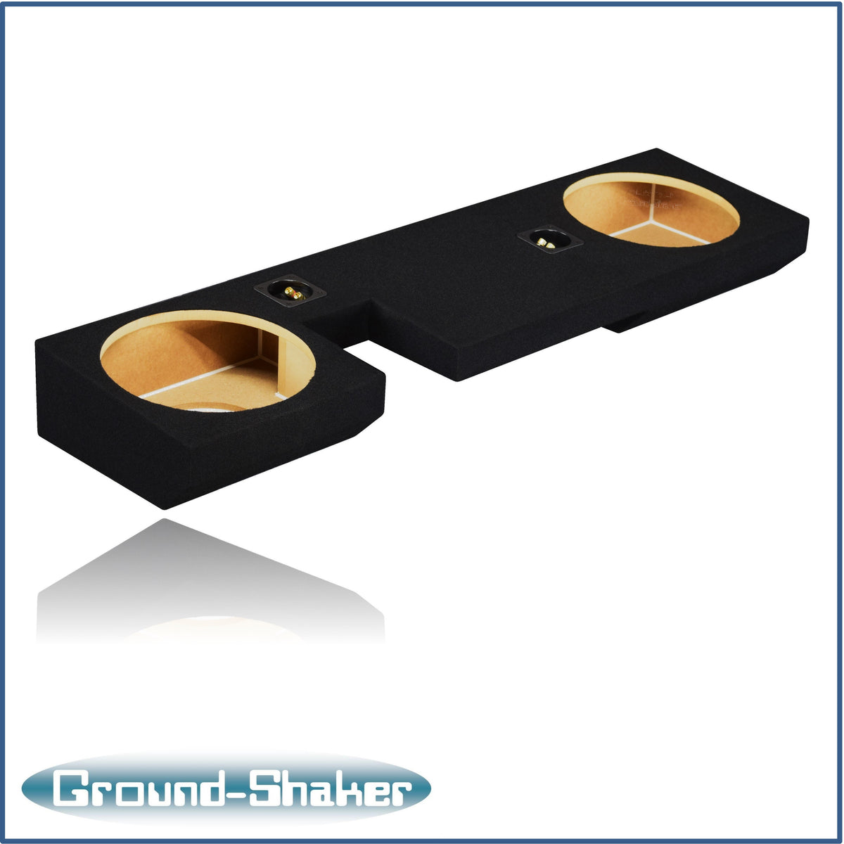 Ground Shaker GS-NF150212B dual 12 inch sealed enclosure for 00–03 Ford F-150 Ext-Cab — side view