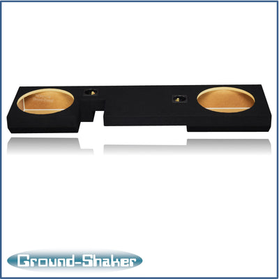 Ground Shaker GS-NF150212B dual 12 inch sealed enclosure for 00–03 Ford F-150 Ext-Cab — terminal detail