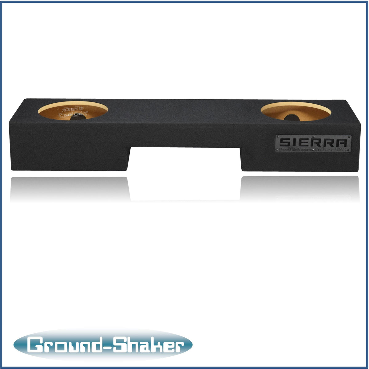 Ground Shaker GS-NGM212B subwoofer enclosure for Fits 99–06 GMC Sierra Extended Cab