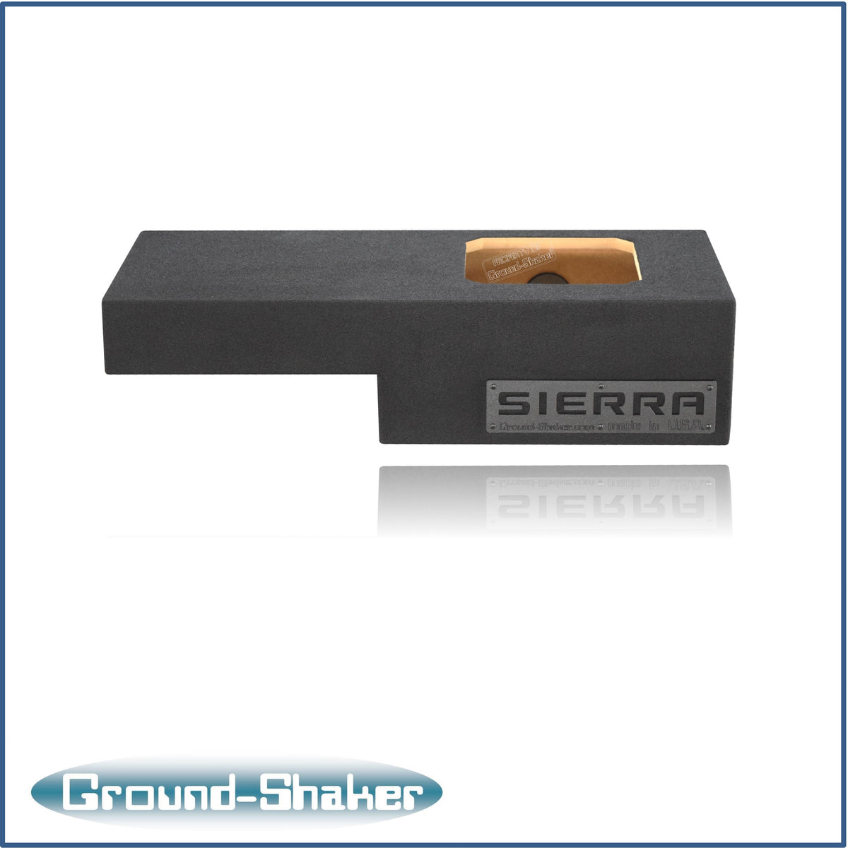 Ground Shaker GS-NGMKK110B subwoofer enclosure for Fits 99–06 GMC Sierra Extended Cab
