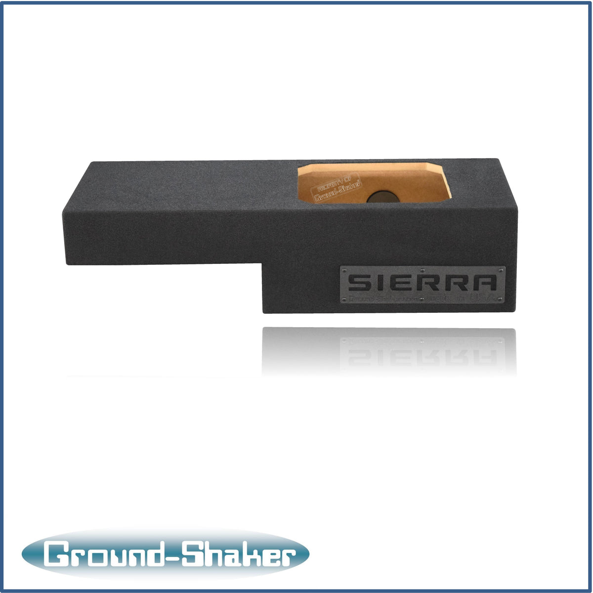 Ground Shaker GS-NGMKK112B subwoofer enclosure for Fits 99–06 GMC Sierra Extended Cab