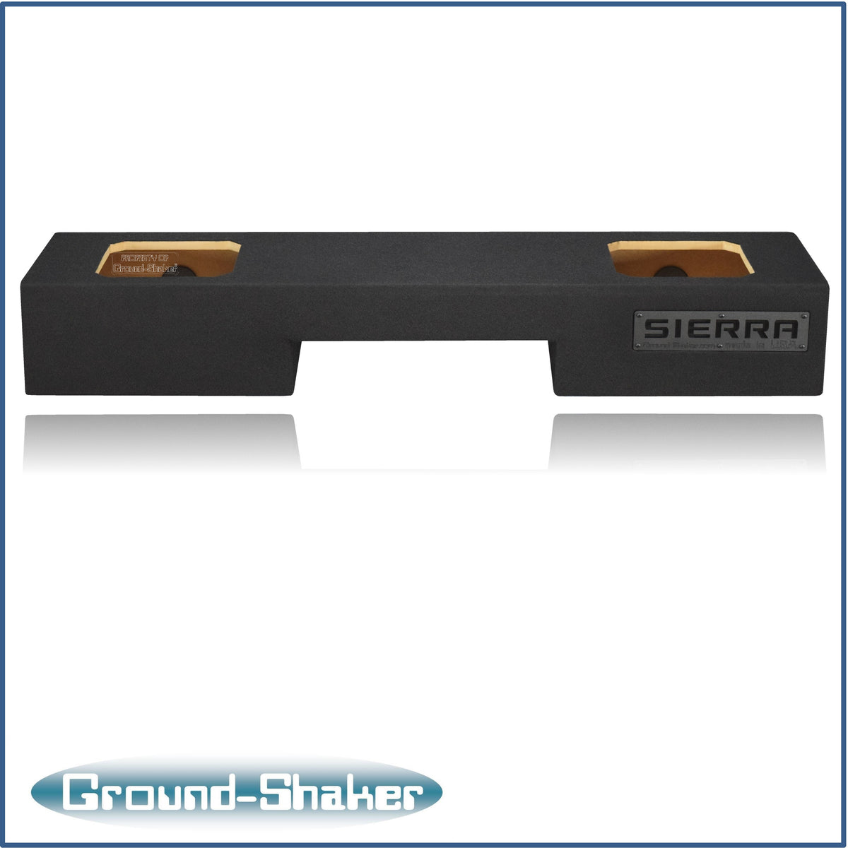 Ground Shaker GS-NGMKK210B subwoofer enclosure for Fits 99–06 GMC Sierra Extended Cab