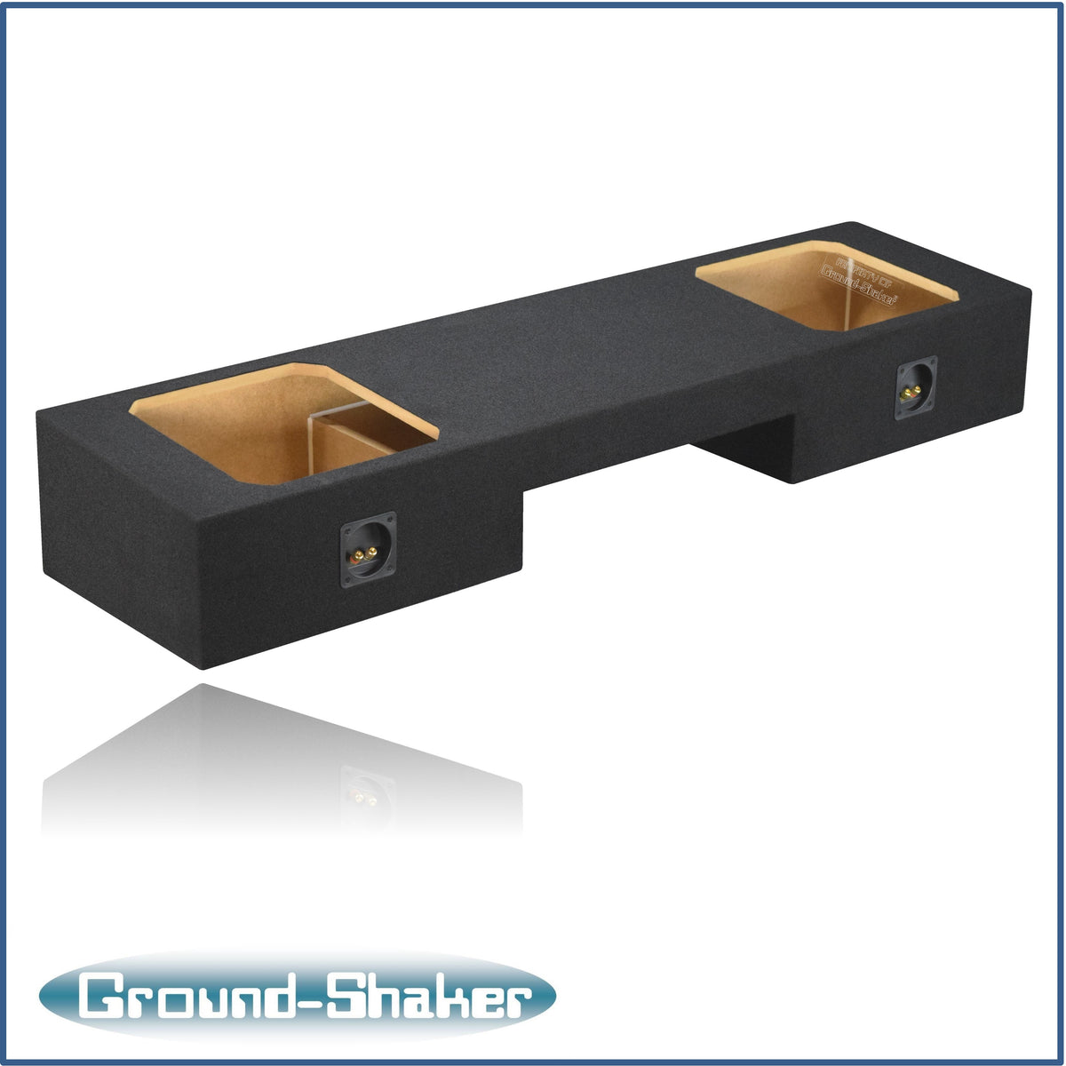 Ground Shaker GS-NGMKK212B subwoofer enclosure for Fits 99–06 GMC Sierra Extended Cab