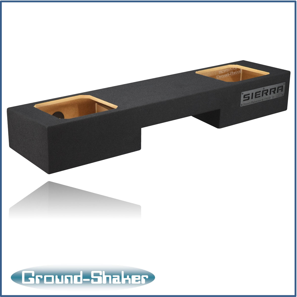 Ground Shaker GS-NGMKK212B subwoofer enclosure for Fits 99–06 GMC Sierra Extended Cab